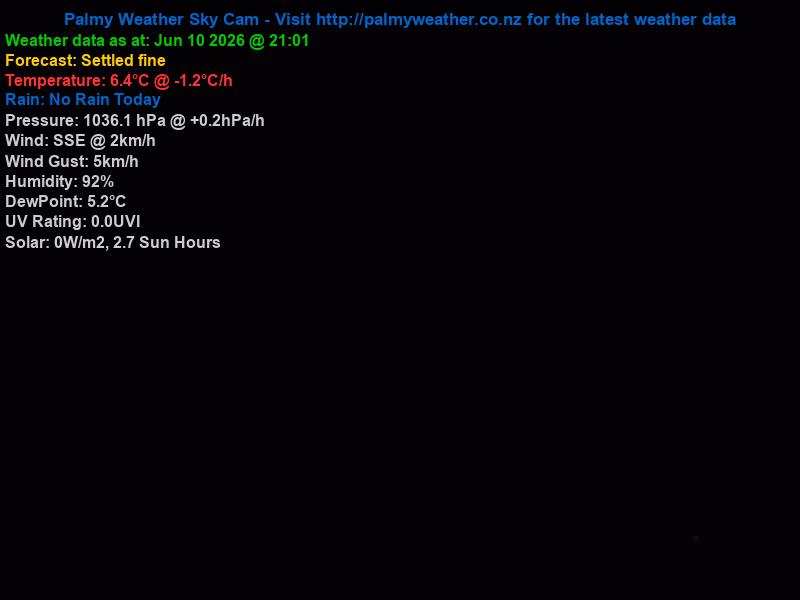Palmerston North City Weather Webcam